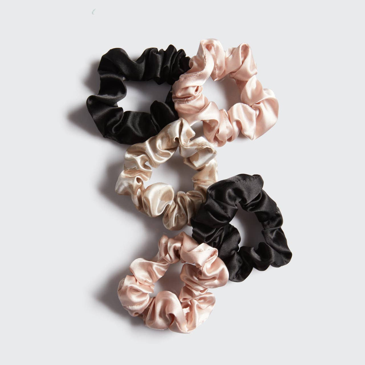 Satin Sleep Scrunchies 5pc - Assorted KITSCH- Tilden Co.