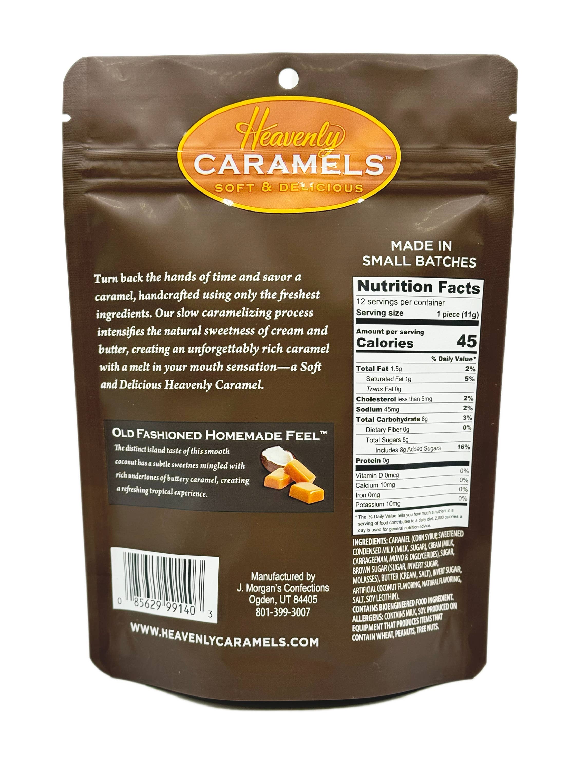 Coconut Caramels | Heavenly Caramels 4.7oz Heavenly Caramels- Tilden Co.