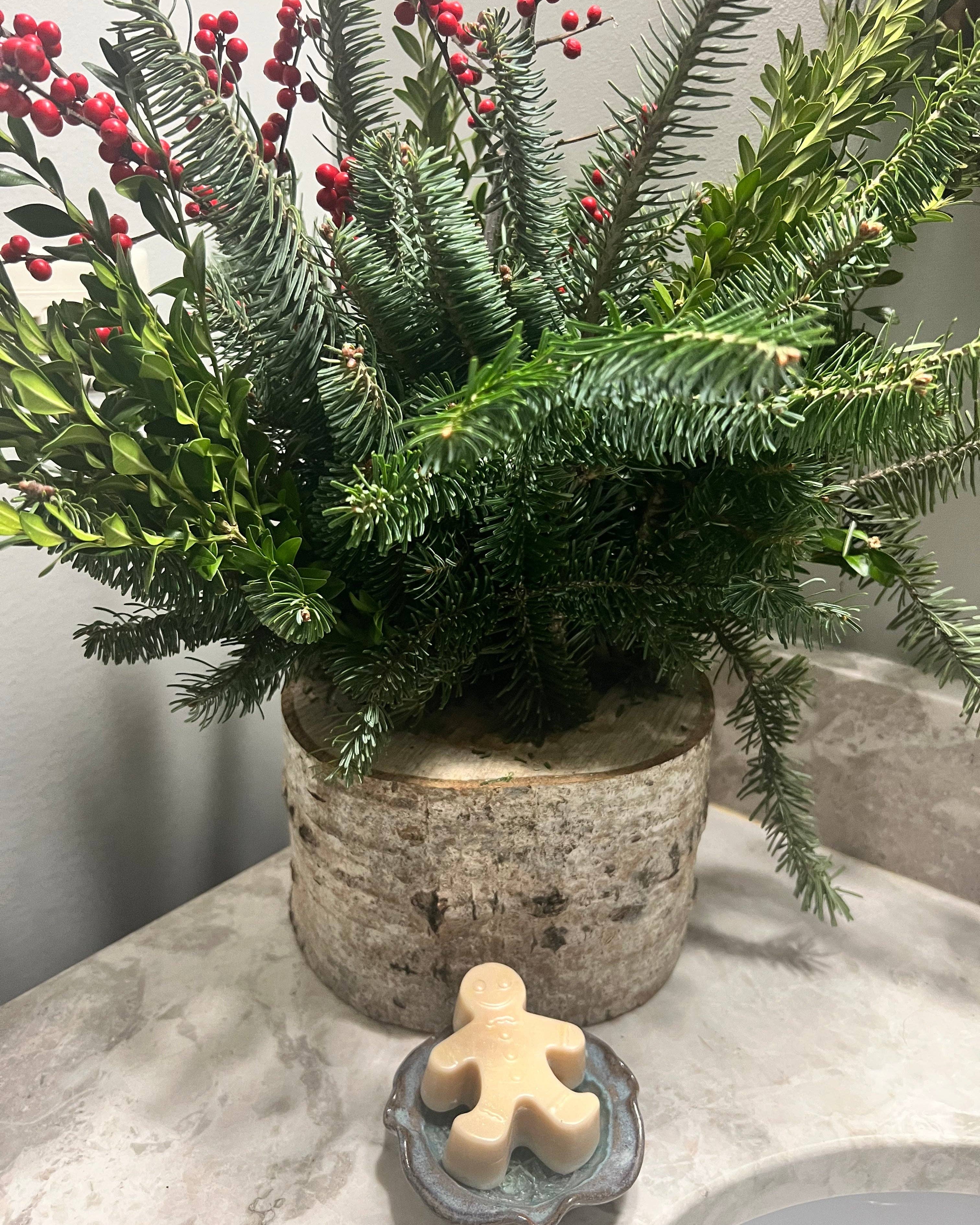 Gingerbread Man Shea Soap Soap 1111 Elm Candle & Soap Shoppe- Tilden Co.