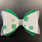 St Patrick Large Bow #2    earring Daydreamer Creations- Tilden Co.