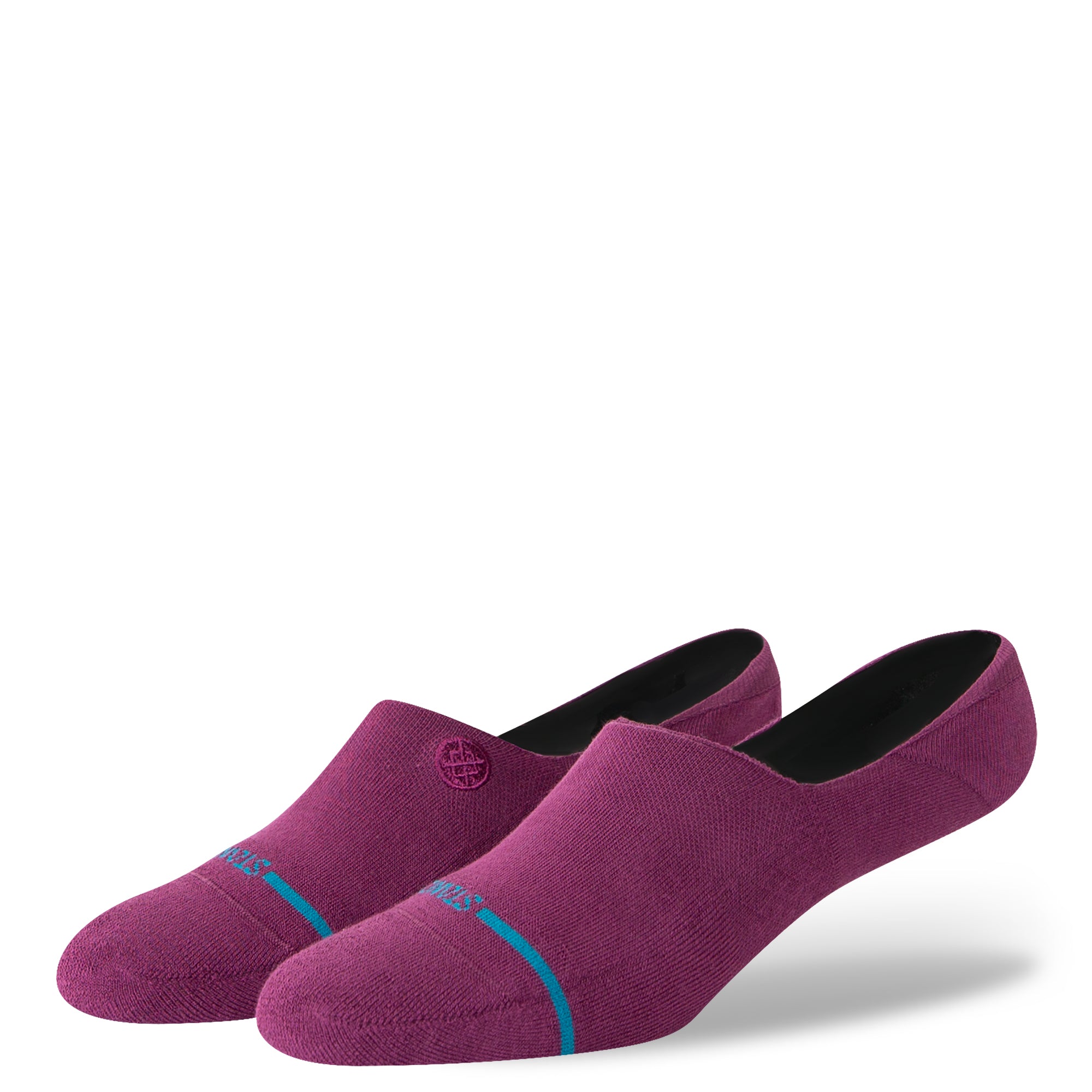 Stance Cotton No Show Socks Small (Men 3-5.5 / Women 5-7.5) / Berry Small (Men 3-5.5 / Women 5-7.5) Berry No Show Socks Stance- Tilden Co.