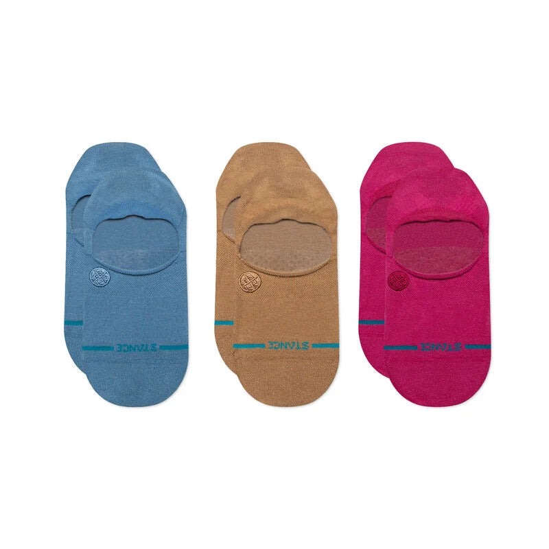 Stance Cotton No Show Socks 3 Pack Small (Men 3.5-5/Women 5-7.5) / Chive Small (Men 3.5-5/Women 5-7.5) Chive No Show Socks Stance- Tilden Co.