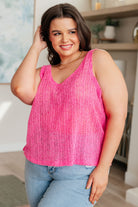 A Major Upgrade Knit V-Neck Tank Tops Ave Shops- Tilden Co.