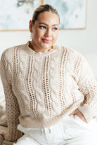 A Note of Thanks Cable Knit Sweater Tops Ave Shops- Tilden Co.