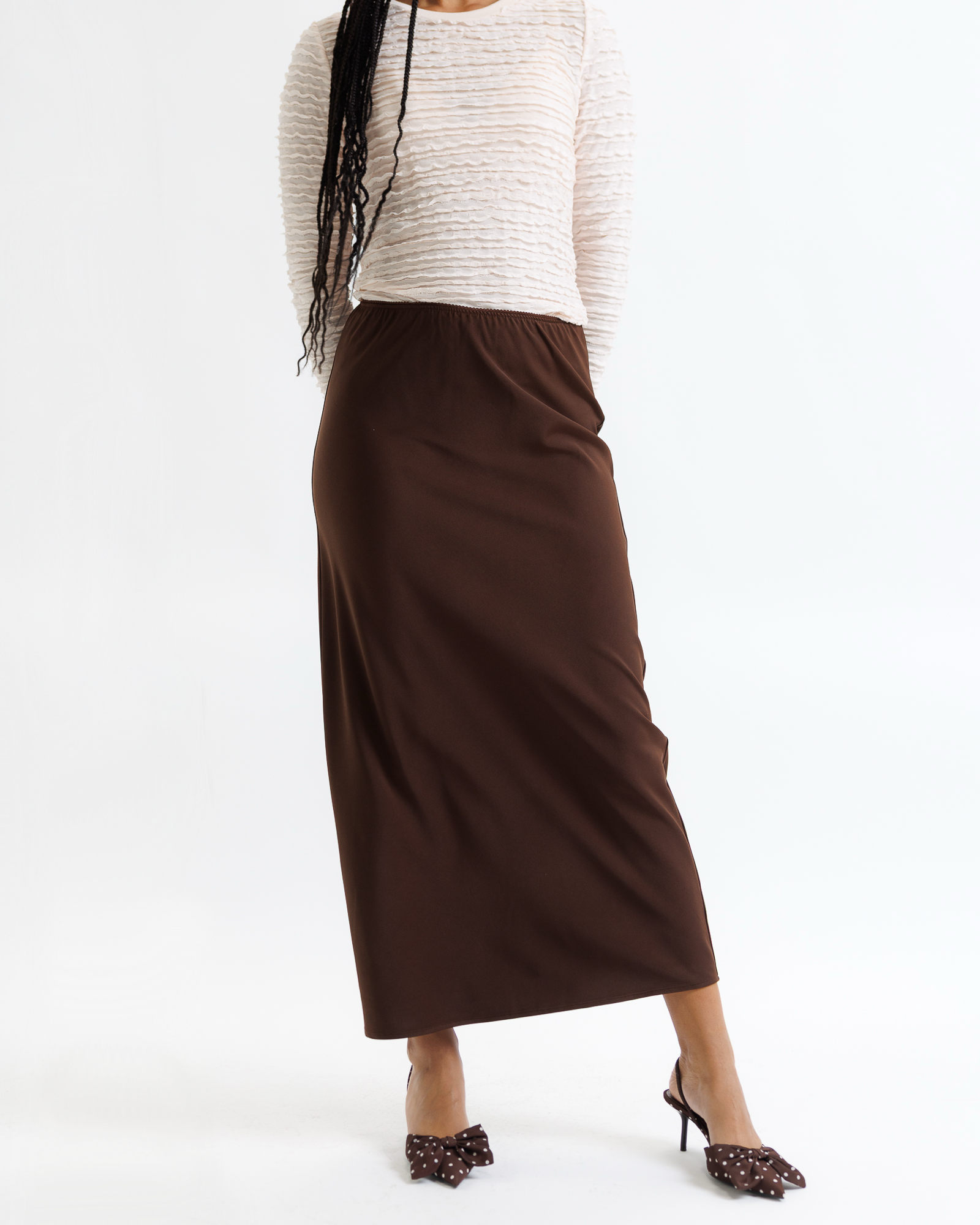Adina Skirt XS / Chicory Coffee XS Chicory Coffee Skirts Downeast- Tilden Co.