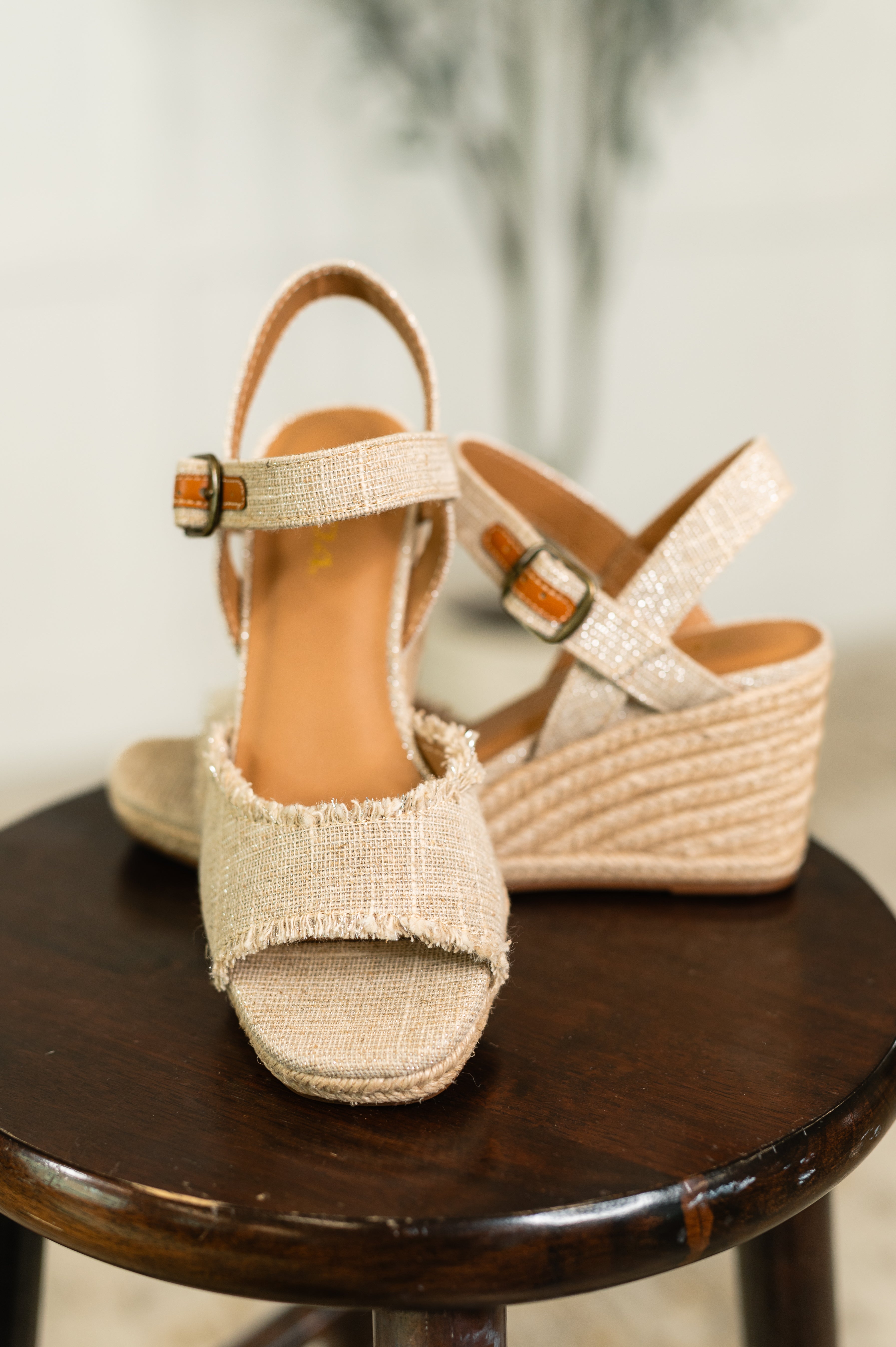 Arnold Natural Linen Wedges Womens Ave Shops- Tilden Co.