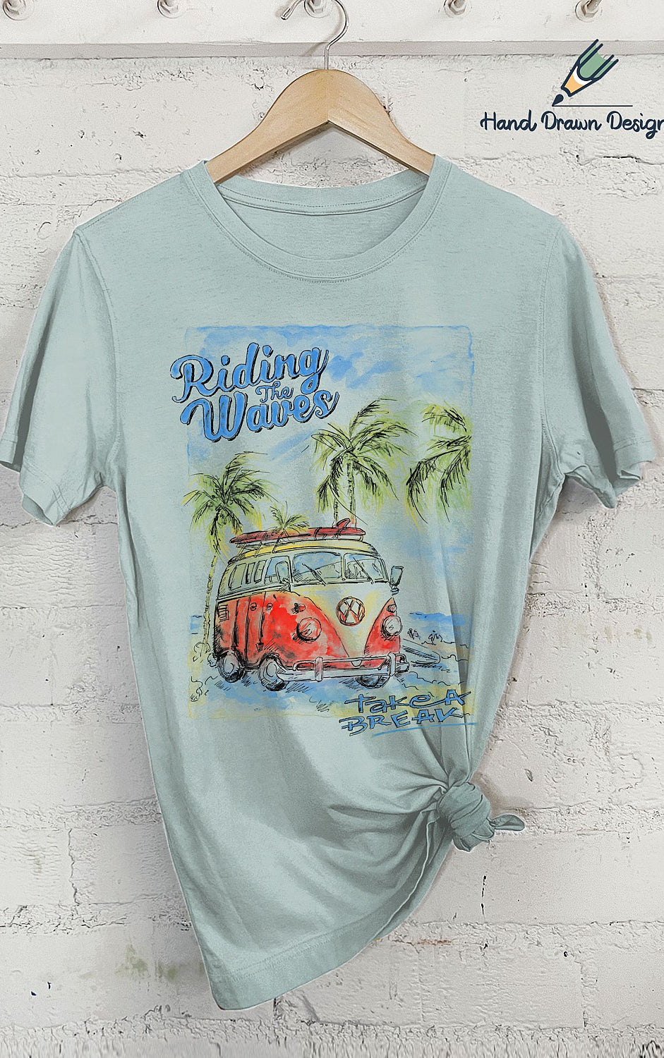 Riding the Waves Graphic Tee    Shirts & Tops Rustee Clothing- Tilden Co.