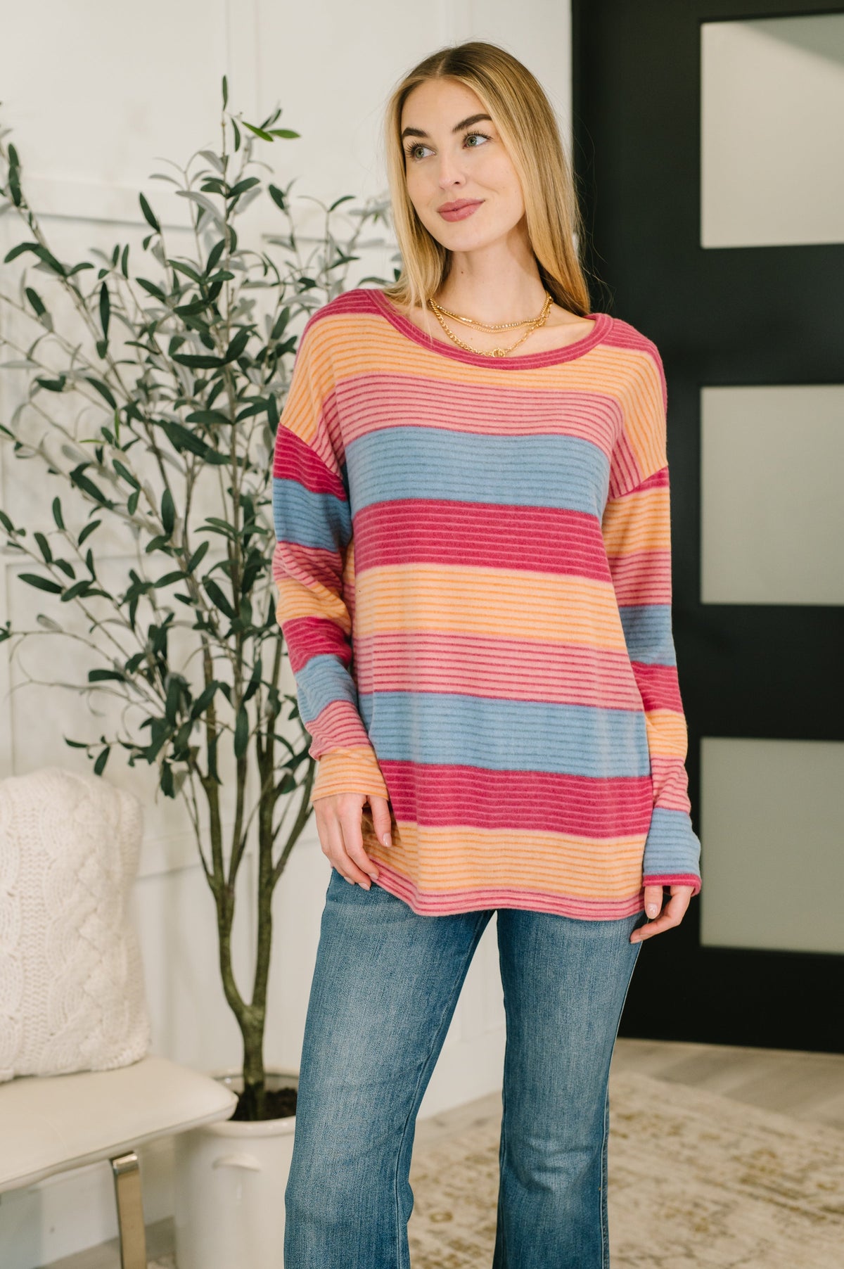 Back Home Drop Shoulder Top Womens Ave Shops- Tilden Co.