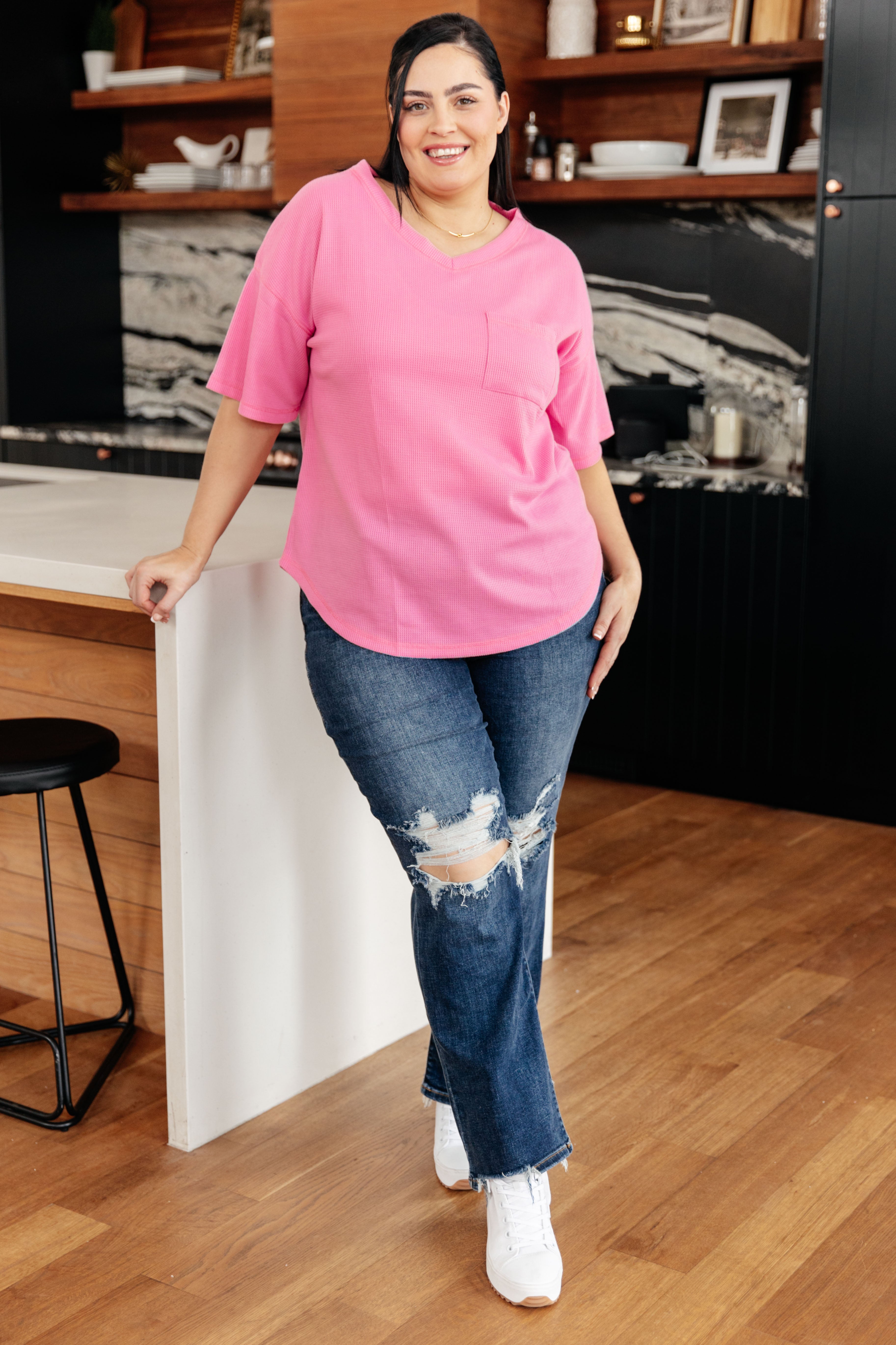 Back Together V-Neck Top Tops Ave Shops- Tilden Co.