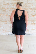 Back it Up Crisscross Cut-Out Back Dress Dresses Ave Shops- Tilden Co.