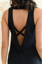 Back it Up Crisscross Cut-Out Back Dress Dresses Ave Shops- Tilden Co.