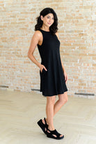 Back it Up Crisscross Cut-Out Back Dress Dresses Ave Shops- Tilden Co.