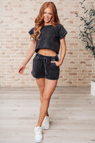 Back to Reality Mineral Wash Short Set Athleisure Ave Shops- Tilden Co.