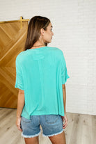 Bare Necessitee Relaxed Tee in Mint Womens Ave Shops- Tilden Co.