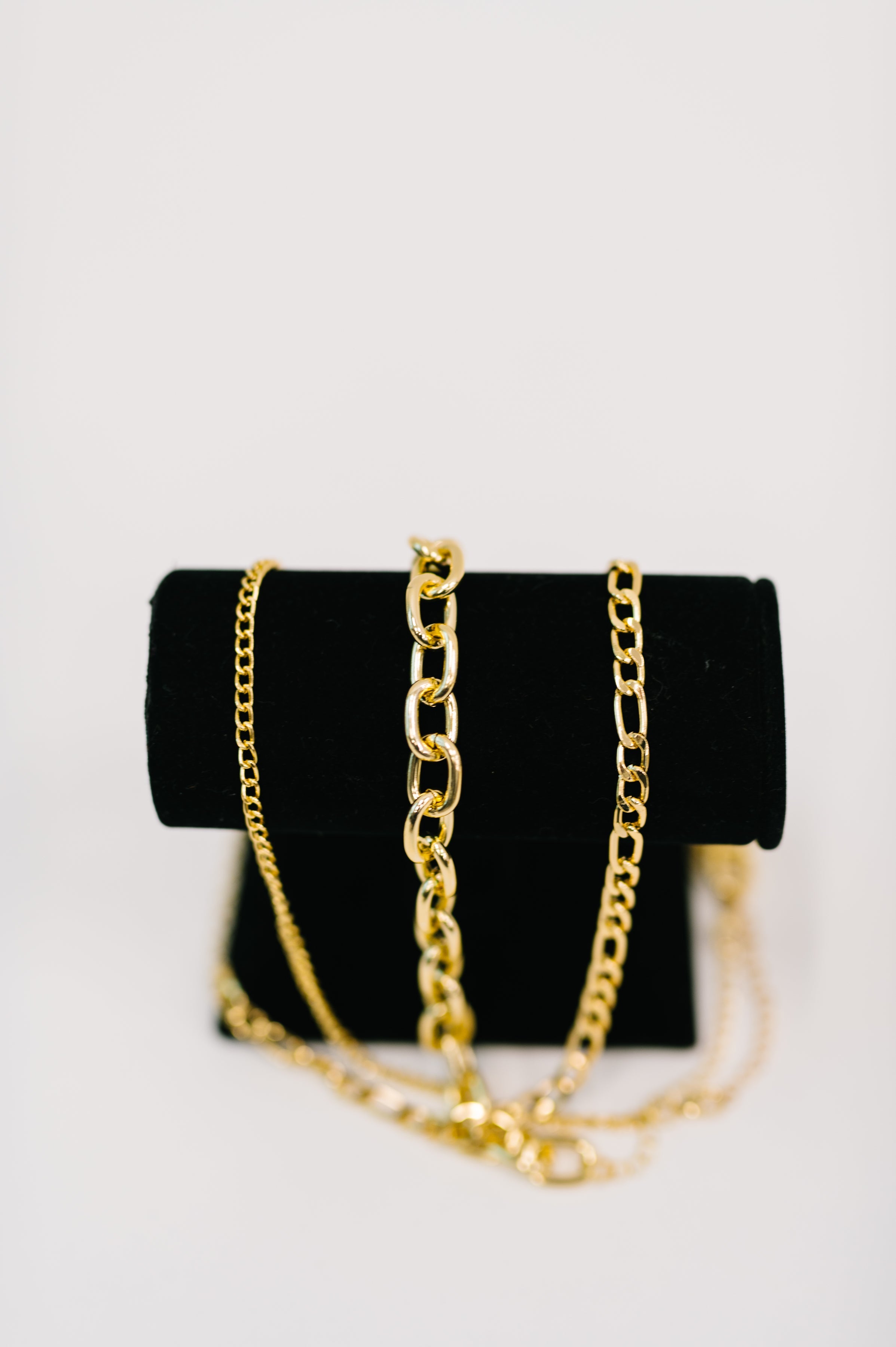 Big, Bold and Beautiful Layered Chunky Necklace in Gold Necklace Ave Shops- Tilden Co.