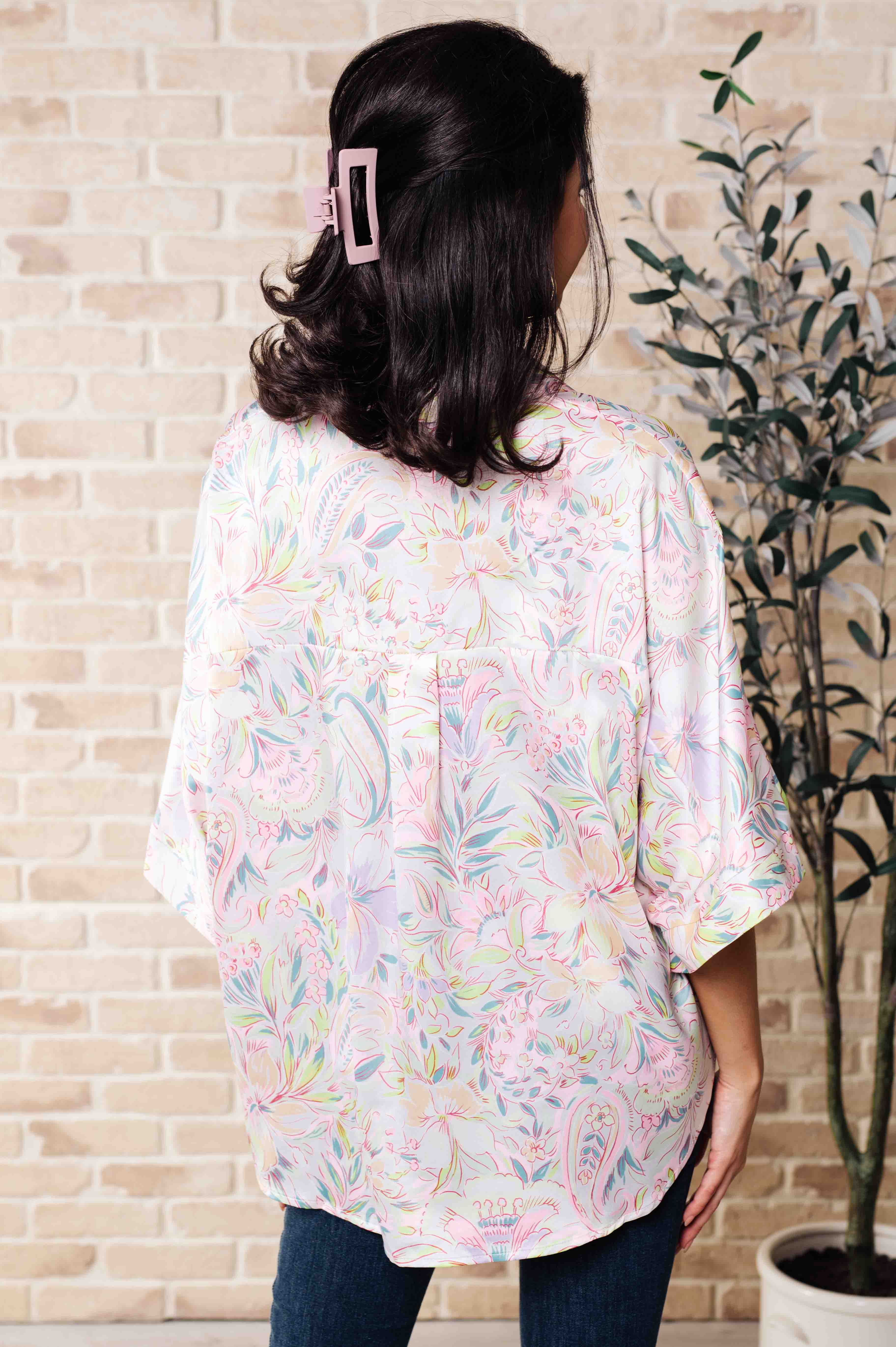 Blissful Botanicals Blouse Tops Ave Shops- Tilden Co.