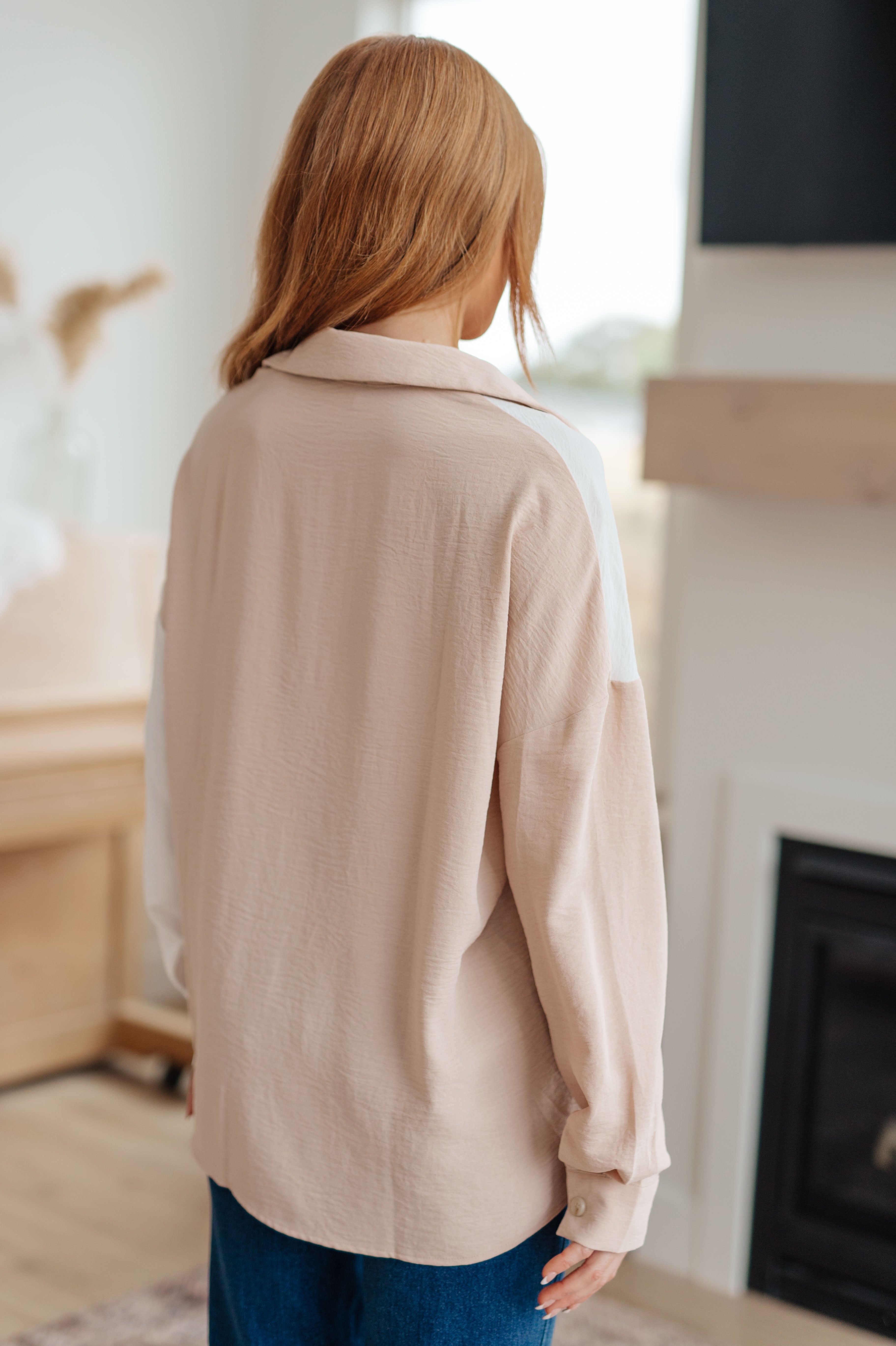 Block Party Button Down Tops Ave Shops- Tilden Co.