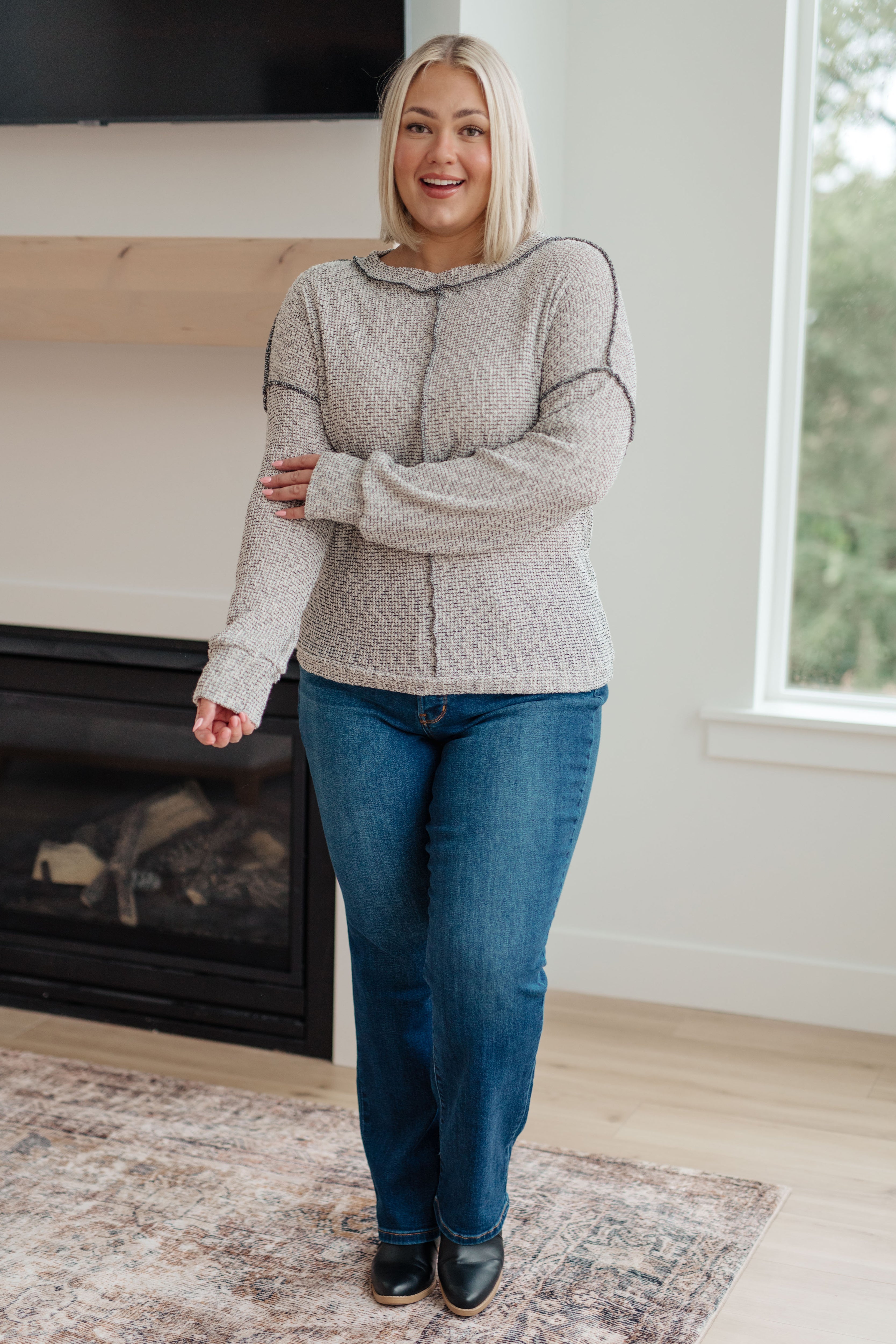 Both Sides of the Story Pullover Tops Ave Shops- Tilden Co.