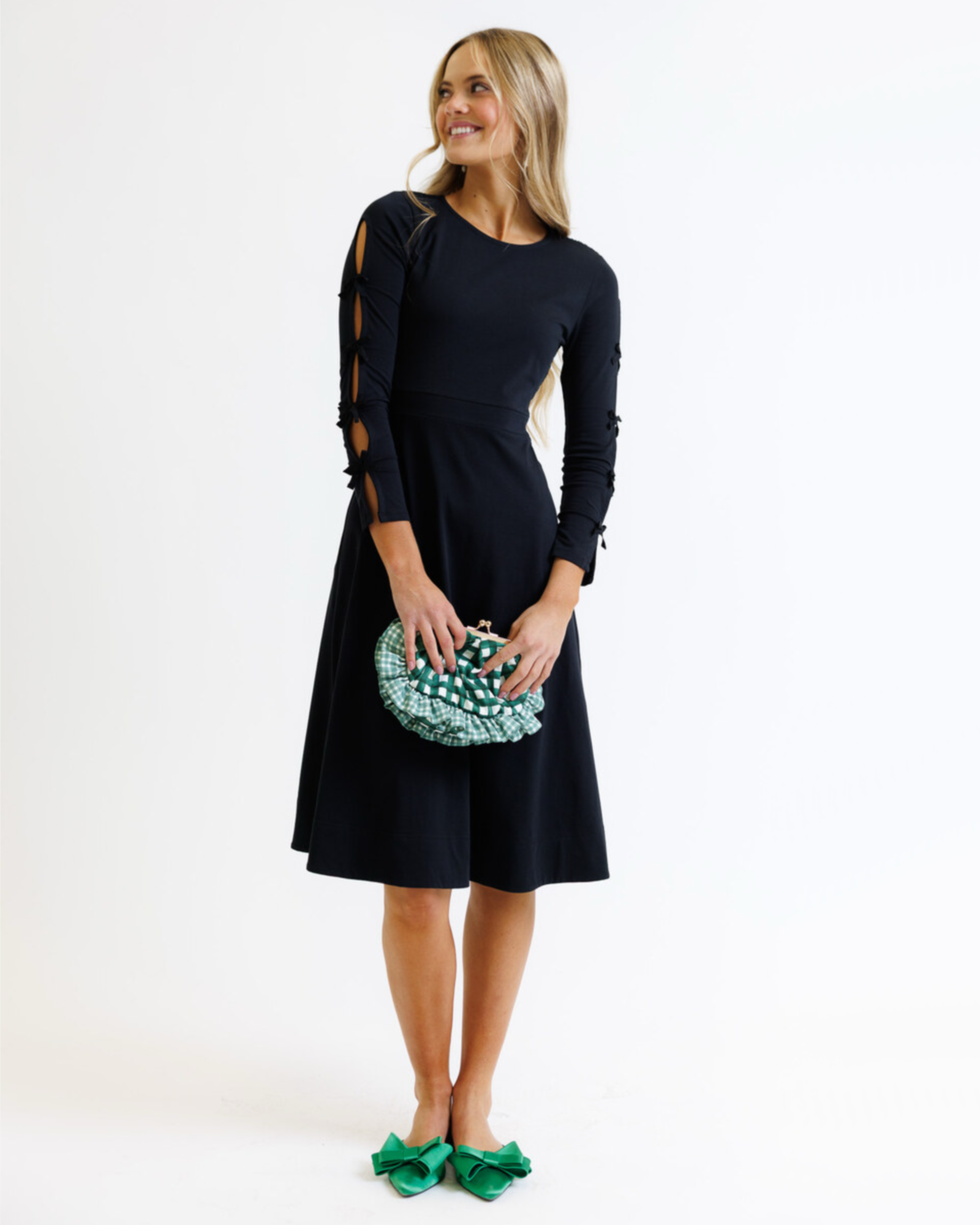 Bow Beautiful Dress XS / Black Beauty XS Black Beauty Dresses Downeast- Tilden Co.