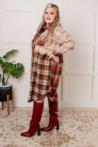 Cabin Fever Flannel Plaid Oversized Shacket Layers Ave Shops- Tilden Co.