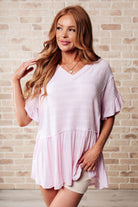 Can't Find the Words V-Neck Blouse Tops Ave Shops- Tilden Co.