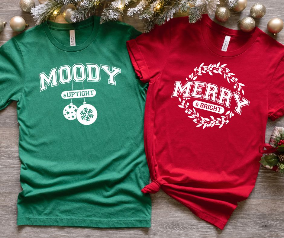 Matching Merry and Moody Graphic Tee Womens Ave Shops- Tilden Co.