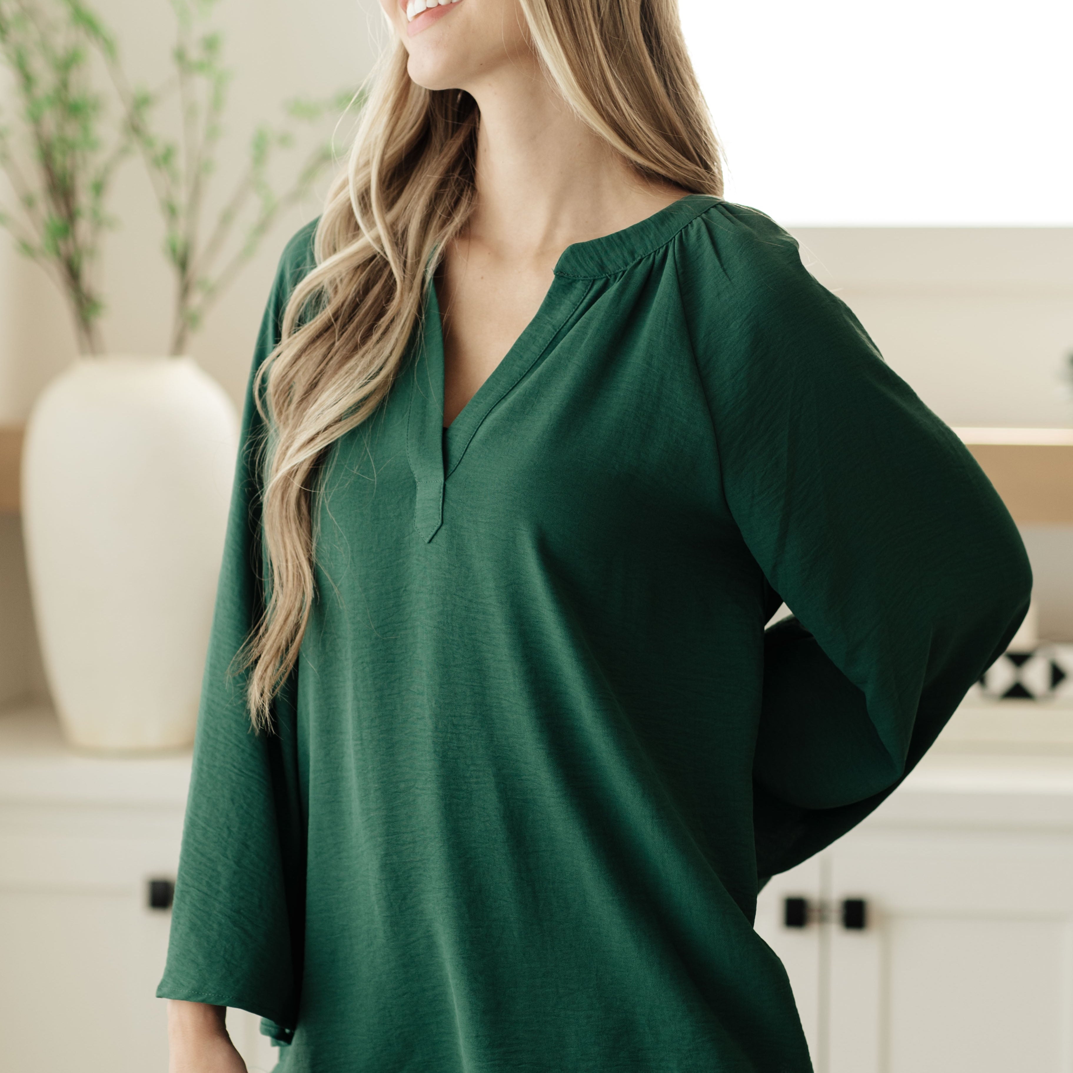 Climb On V-Neck Blouse Blouses Ave Shops- Tilden Co.