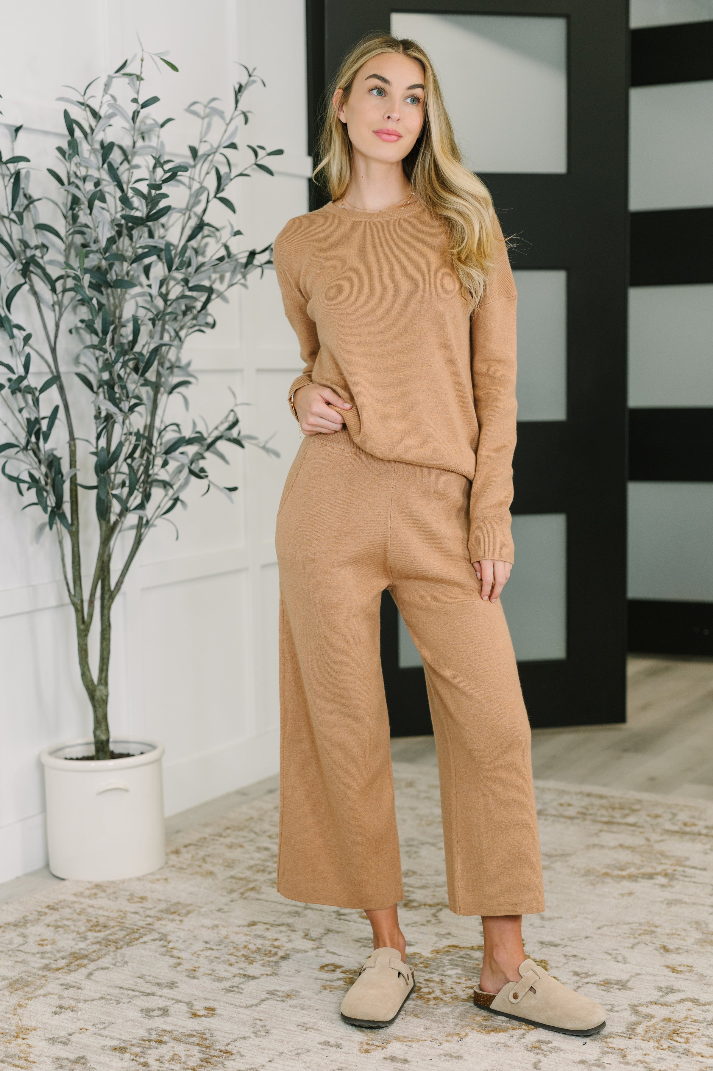 Clove Culottes in Camel Womens Ave Shops- Tilden Co.