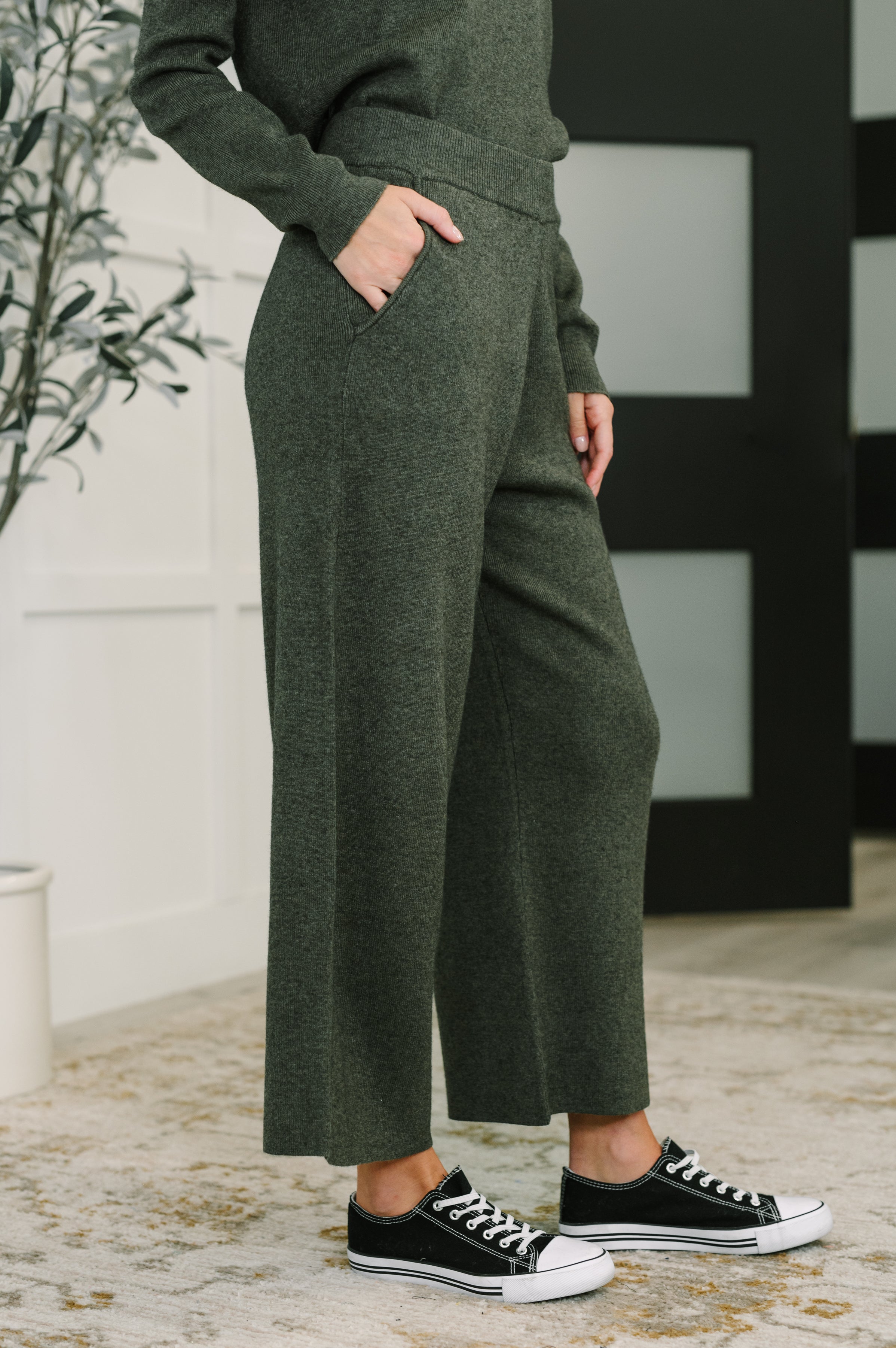 Clove Culottes in Moss Womens Ave Shops- Tilden Co.