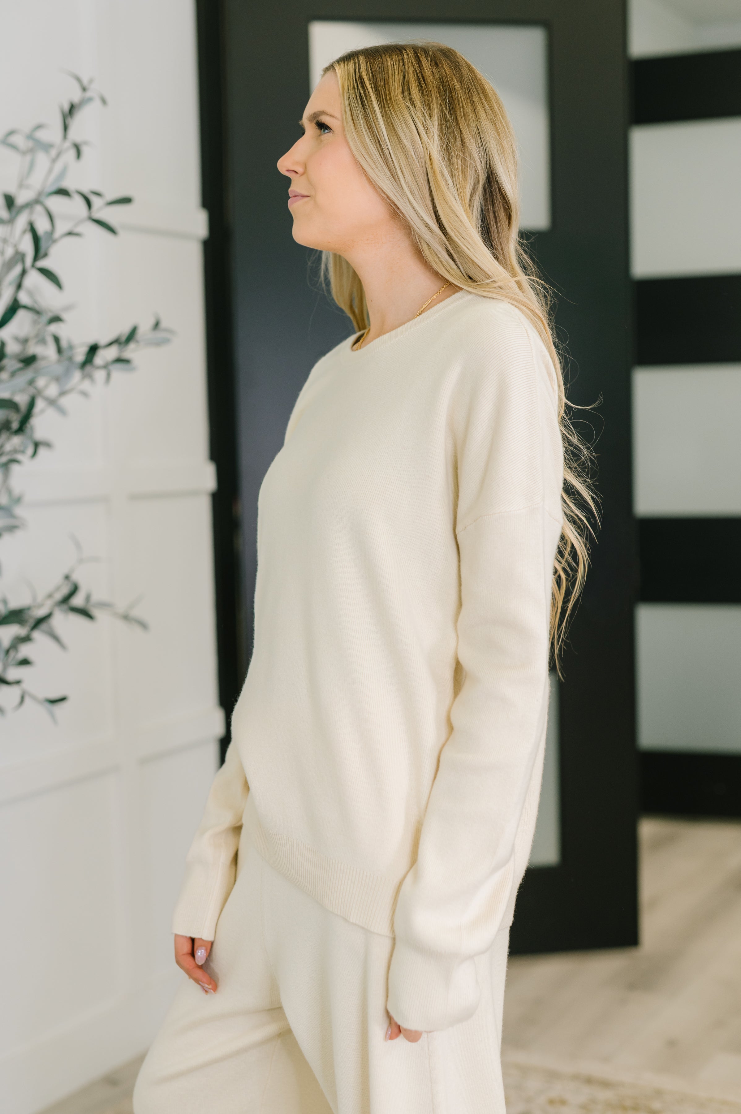 Clove Sweater in Oat Womens Ave Shops- Tilden Co.