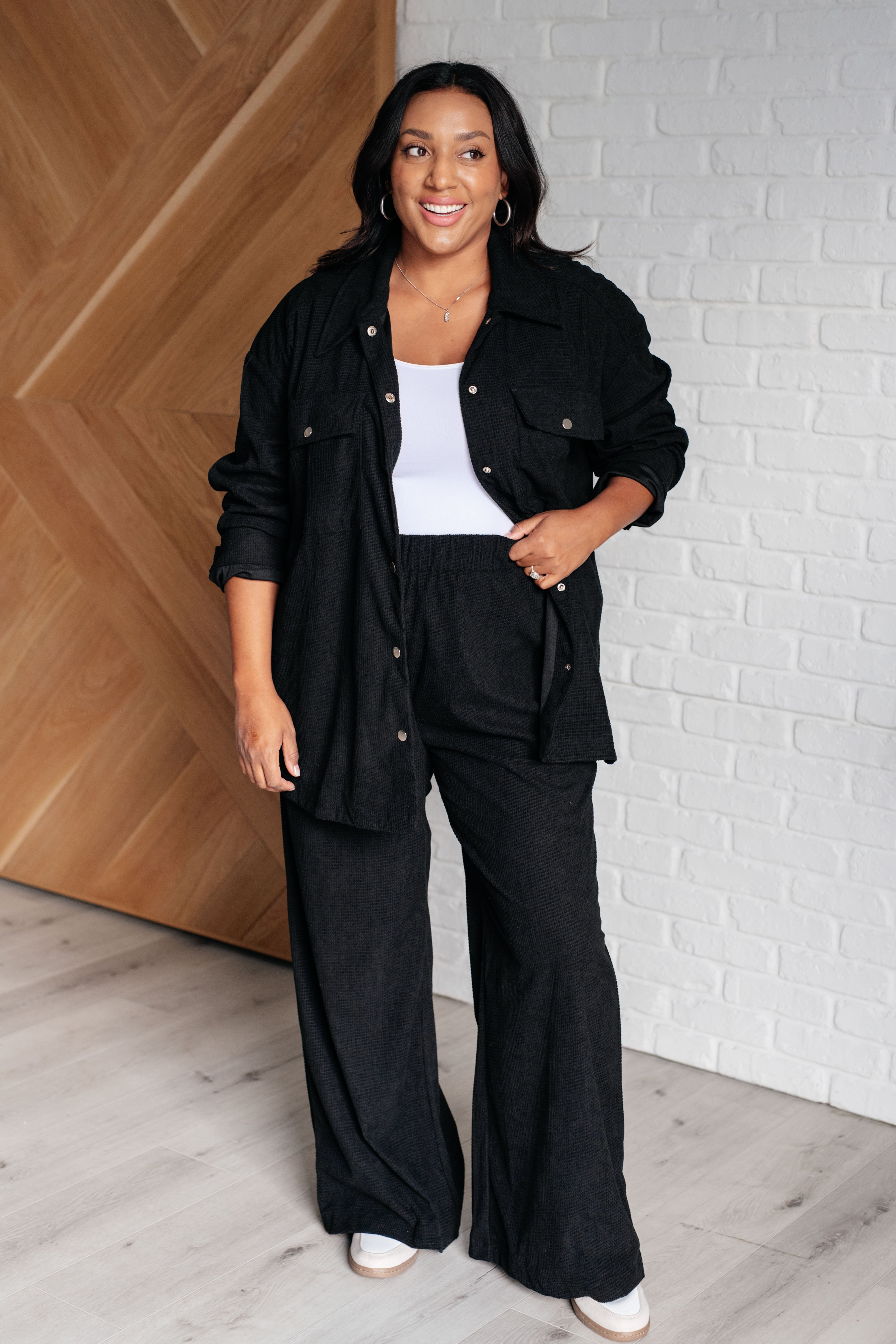 Come Rain or Shine Button Down Top Tops Ave Shops- Tilden Co.