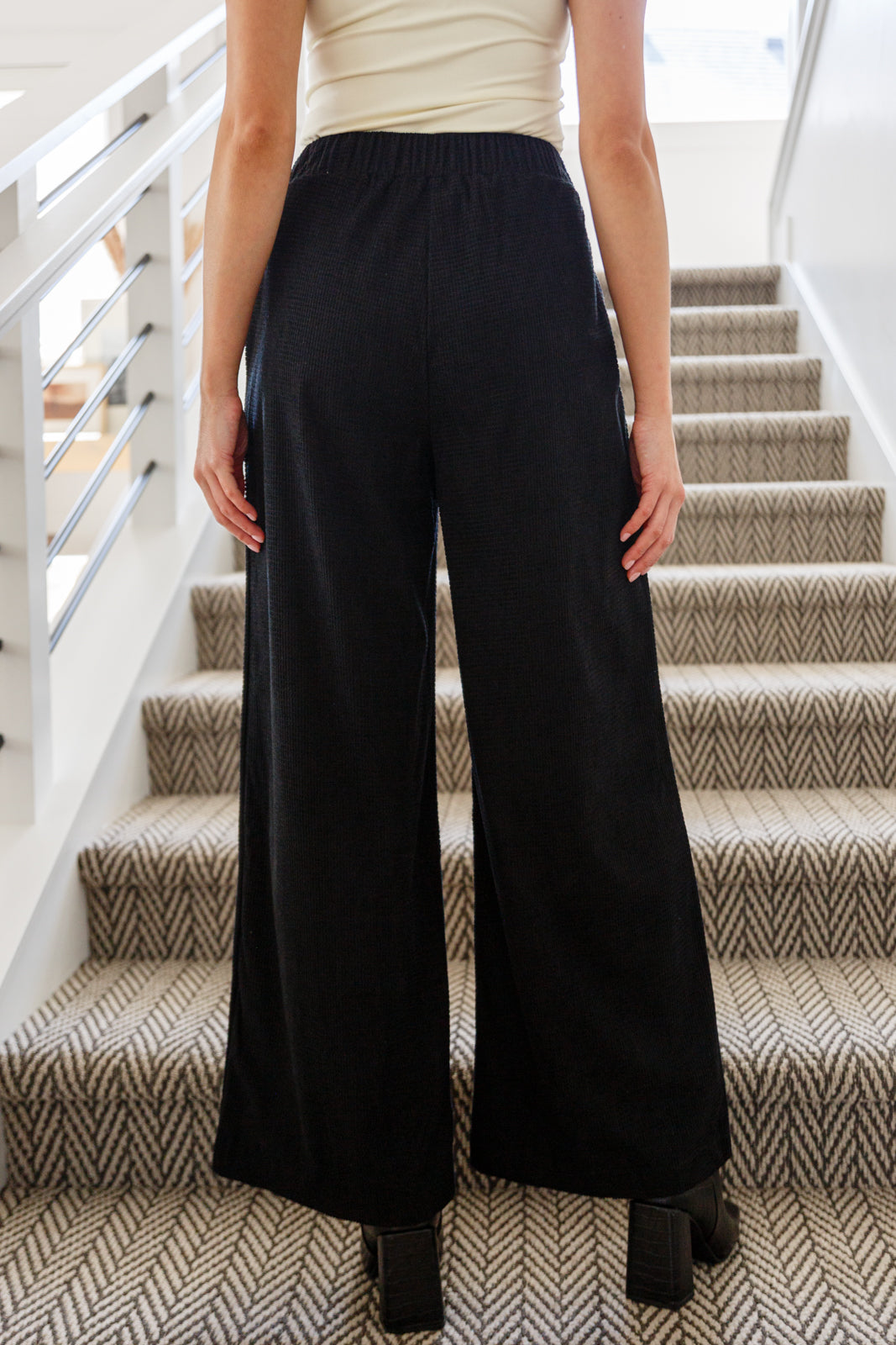 Come Rain or Shine Wide Leg Pants Bottoms Ave Shops- Tilden Co.