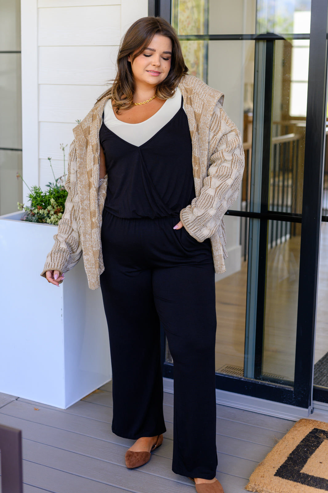 Completely Justified Jumpsuit in Black Jumpsuits & Rompers Ave Shops- Tilden Co.