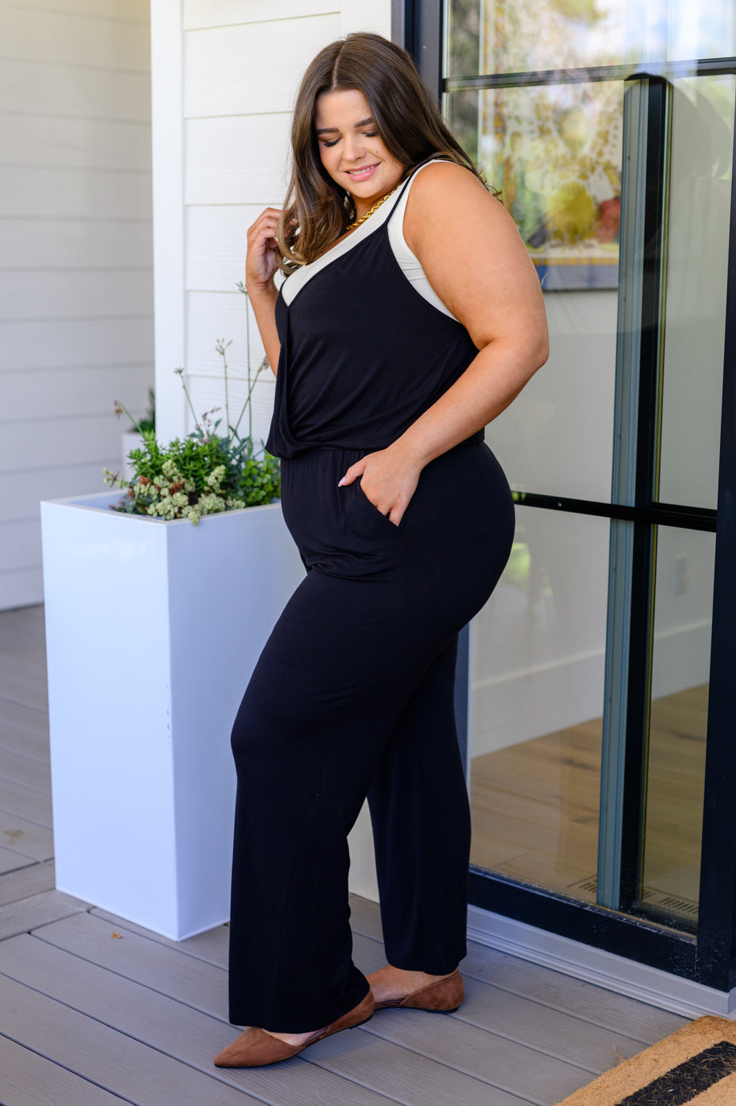 Completely Justified Jumpsuit in Black Jumpsuits & Rompers Ave Shops- Tilden Co.