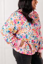 Confusing Times Abstract Print Pullover Tops Ave Shops- Tilden Co.