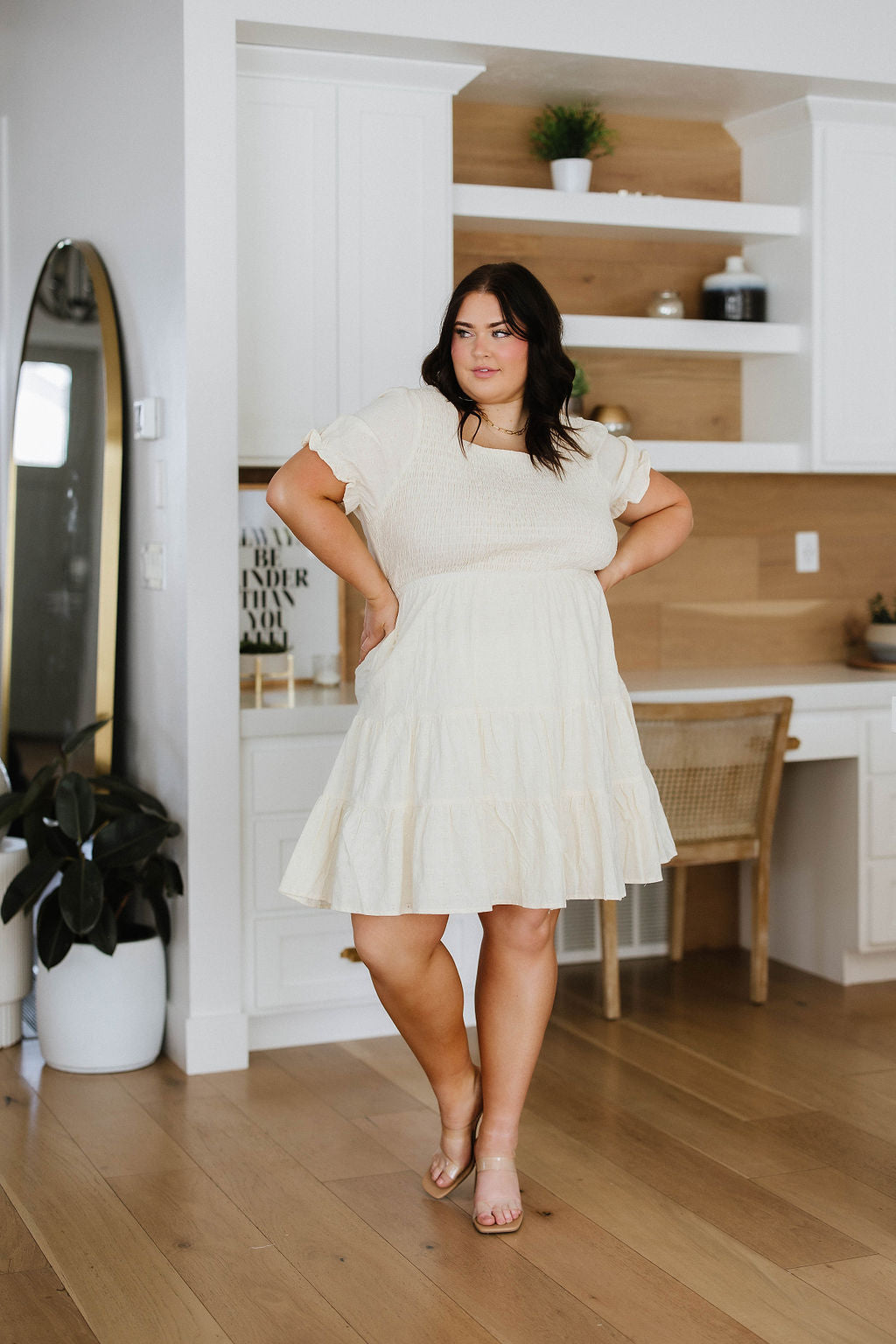 Cute Situation Square Neck Dress Dresses Ave Shops- Tilden Co.