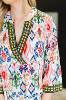 Depend on Me Boho Tiered Dress Womens Ave Shops- Tilden Co.