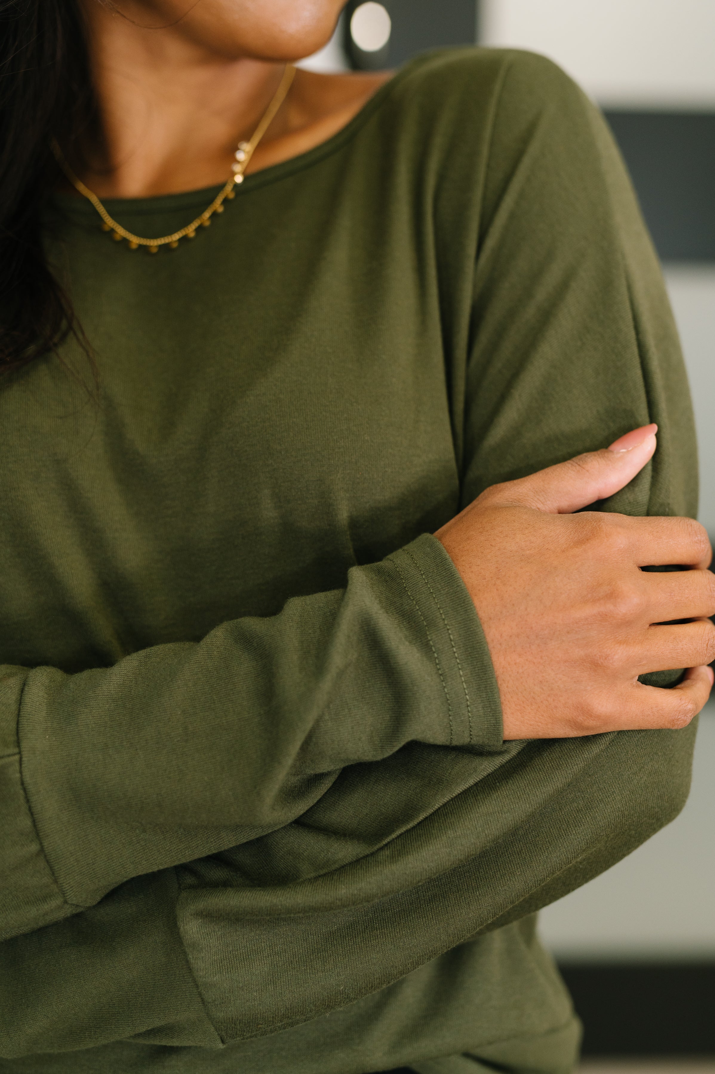 Dinner Plans Dolman Long Sleeve Womens Ave Shops- Tilden Co.