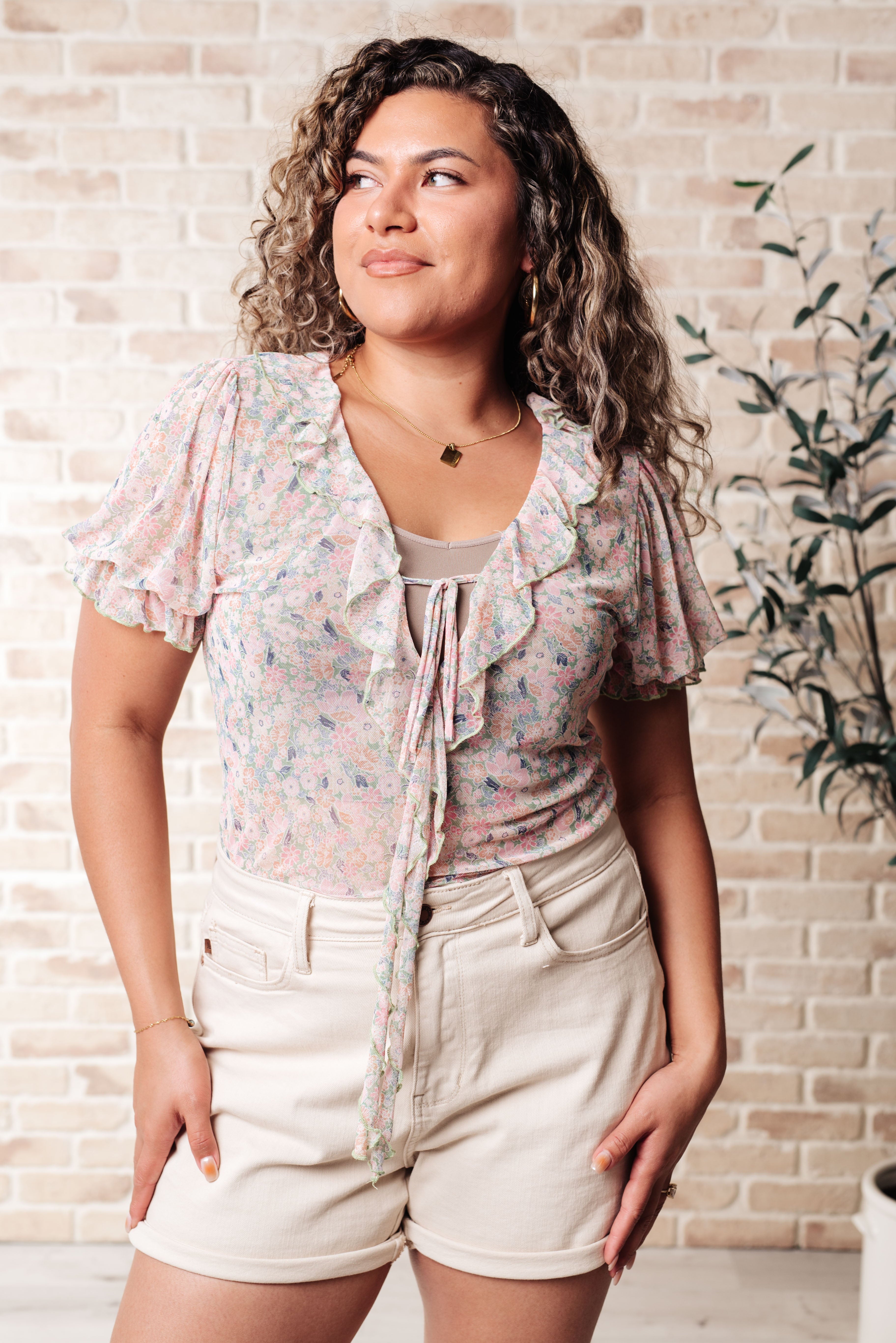 Divine Feminine Balloon Sleeve Bodysuit Bodysuits Ave Shops- Tilden Co.