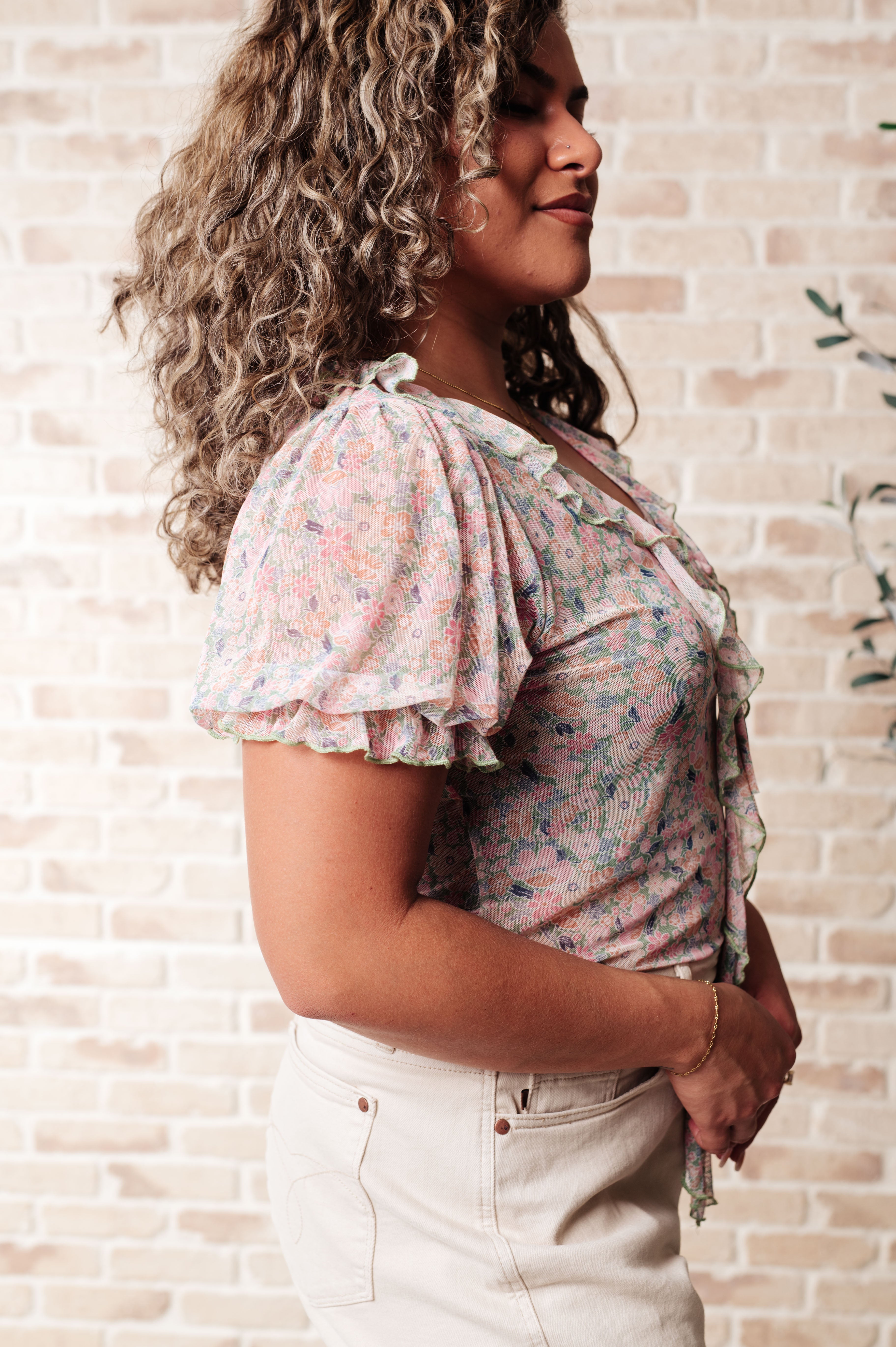 Divine Feminine Balloon Sleeve Bodysuit Bodysuits Ave Shops- Tilden Co.