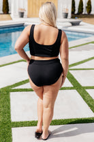 Down the Block, On A Beach Two Piece Swimsuit Swimwear Ave Shops- Tilden Co.