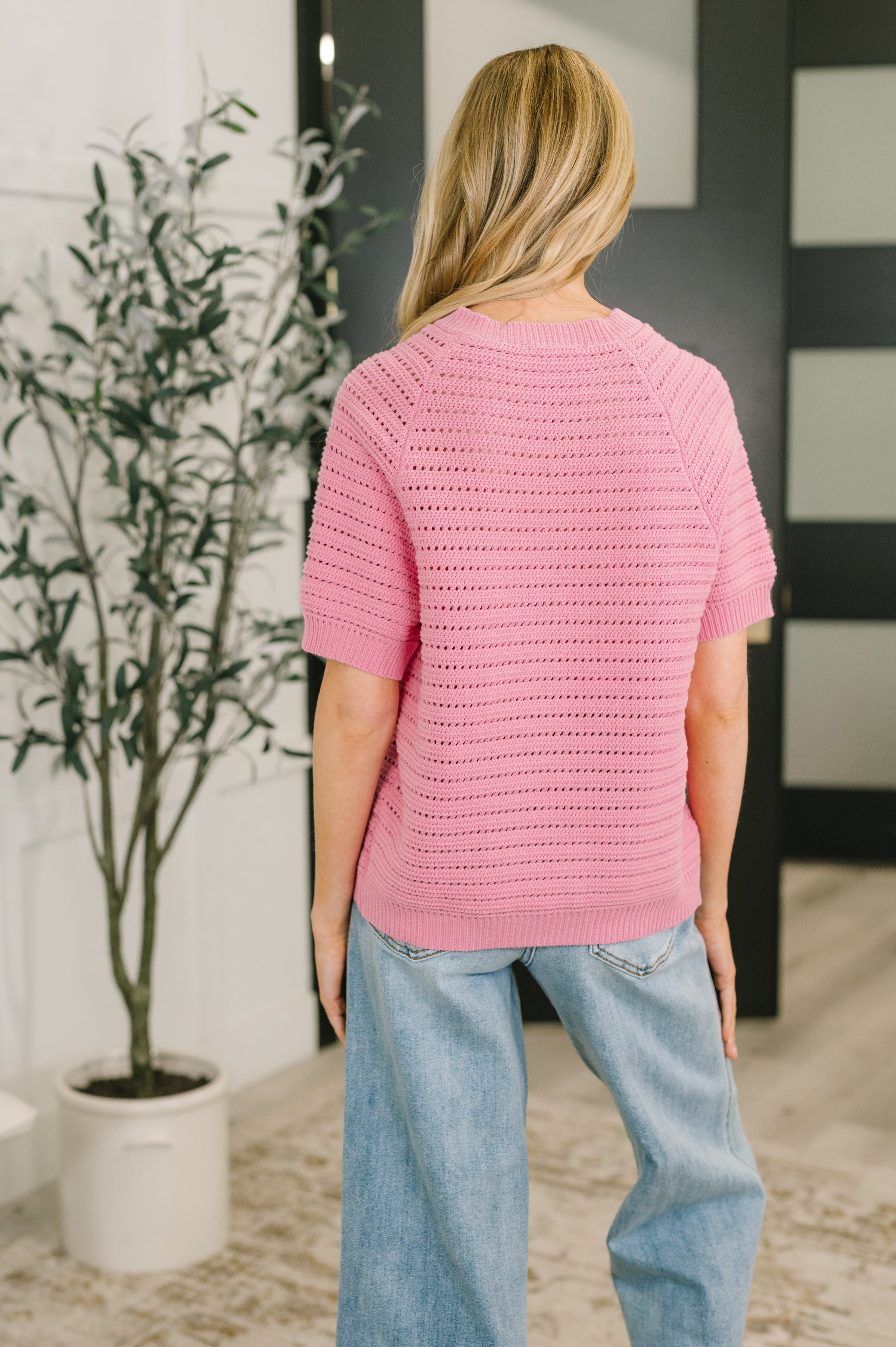 Dreaming All Day Sweater Knit Button Down Womens Ave Shops- Tilden Co.