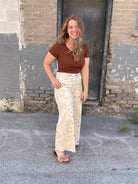 Western Printed Twill Pants Casual Pants Easel- Tilden Co.