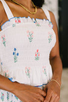 Eager Anticipation Mixed Print Midi Dress Womens Ave Shops- Tilden Co.