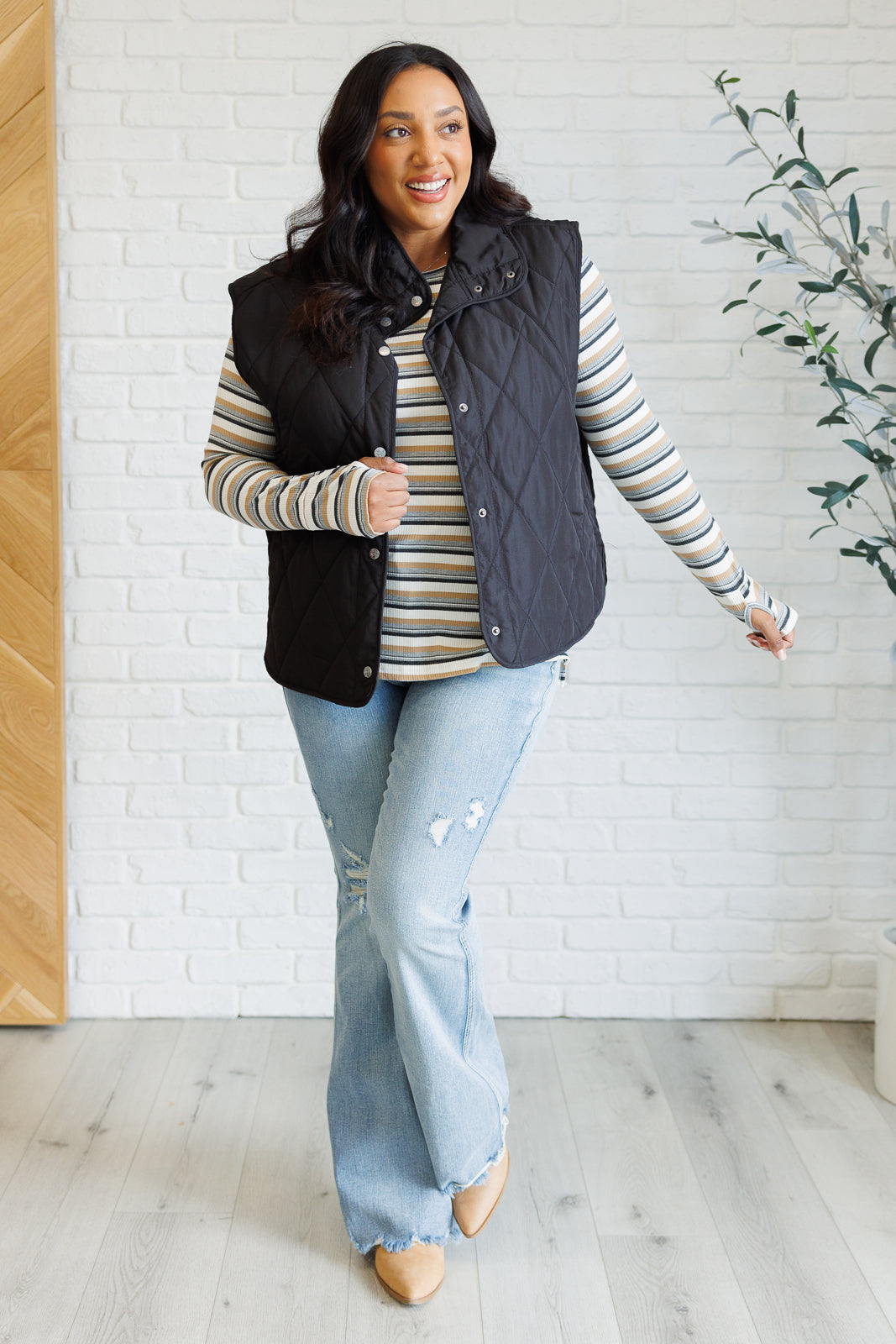 East Coast Breeze Striped Top Tops Ave Shops- Tilden Co.