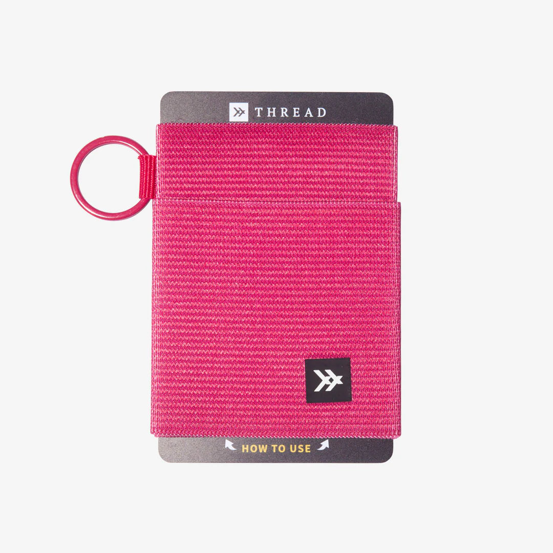 Thread Elastic Wallet Magenta Magenta Wallets & Money Clips Thread- Tilden Co.