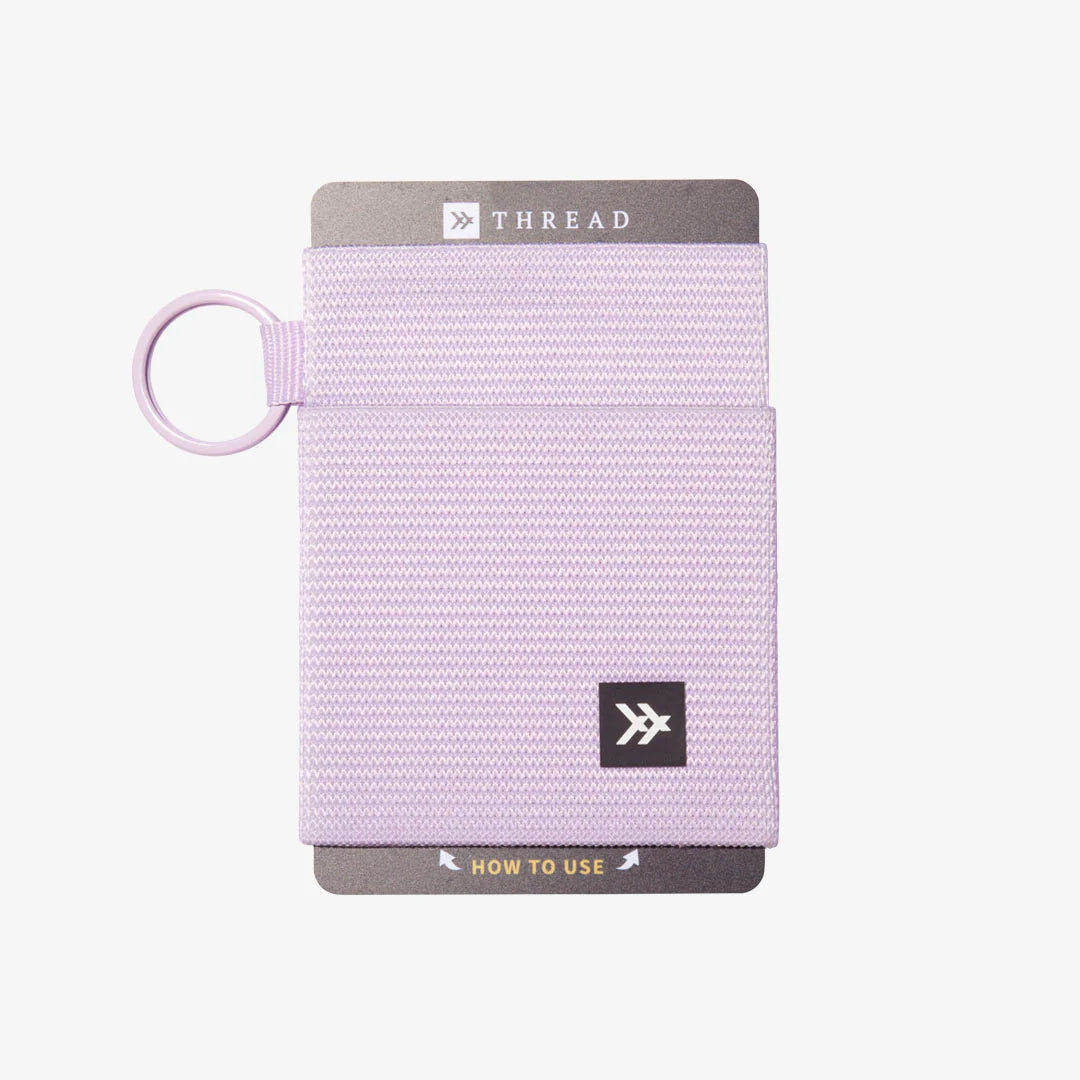 Thread Elastic Wallet Lavendar Lavendar Wallets & Money Clips Thread- Tilden Co.