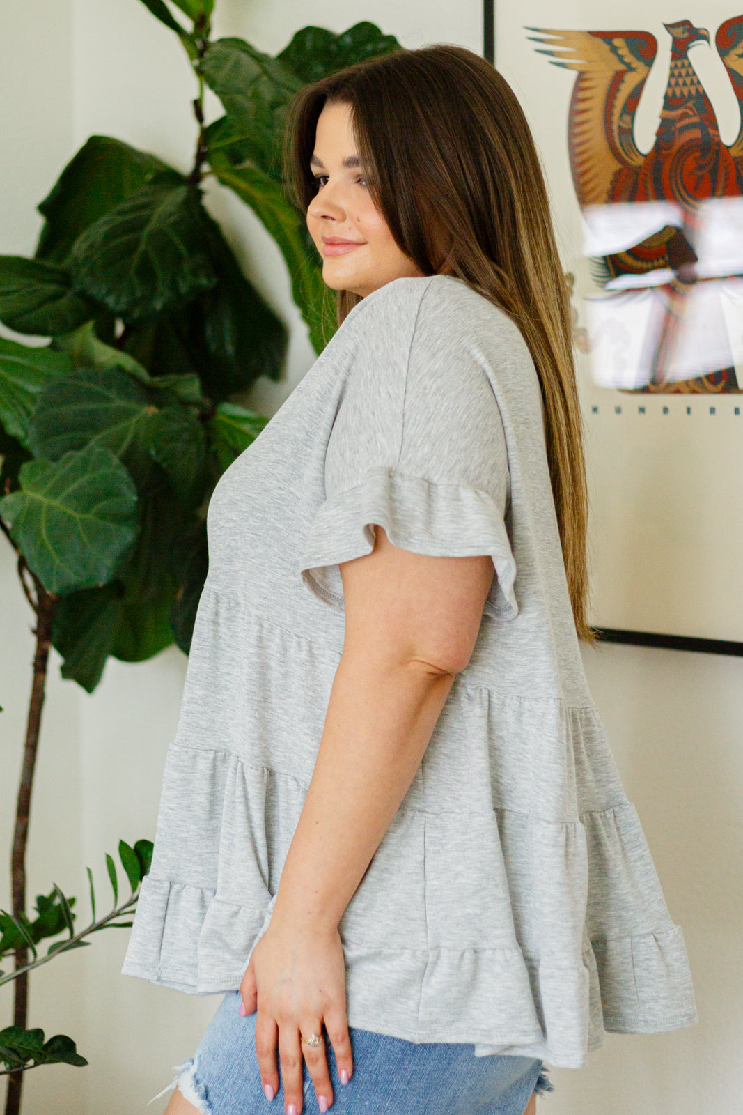 Endless Memories Tiered Babydoll Top Tops Ave Shops- Tilden Co.