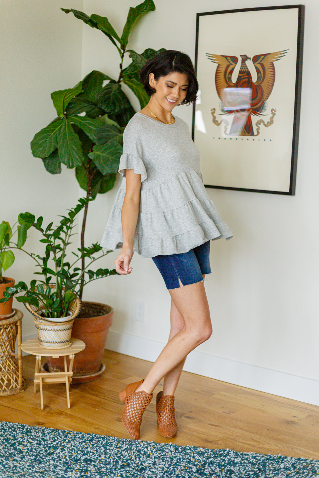 Endless Memories Tiered Babydoll Top Tops Ave Shops- Tilden Co.