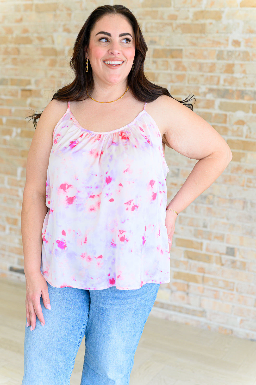 Everything is Fine Floral Camisole Tops Ave Shops- Tilden Co.